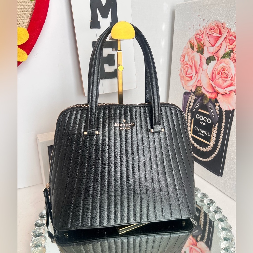 Kate Spade NWOT Quilted Dome Satchel handbag